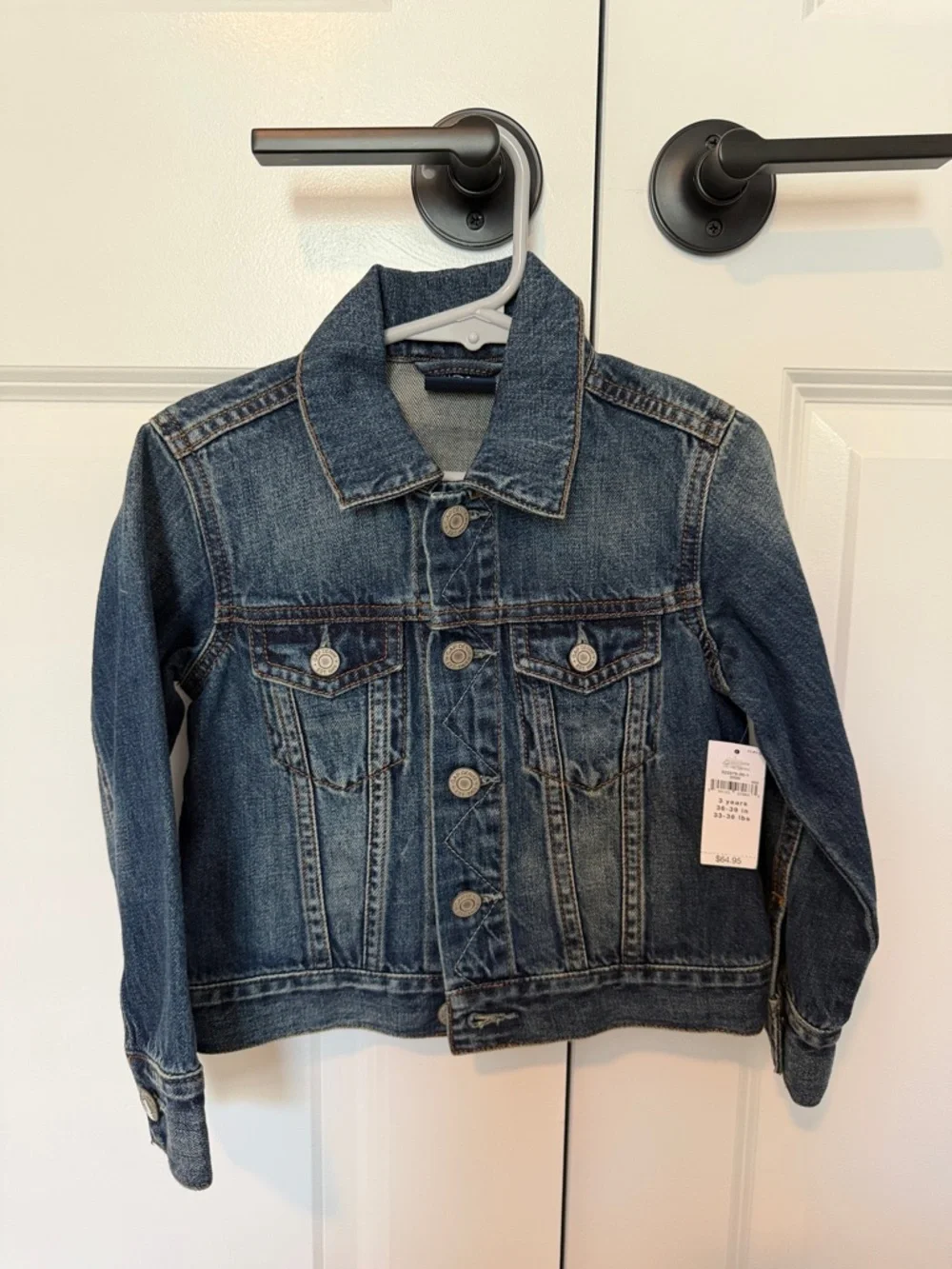 BabyGAP Disney Mickey Mouse Bundle Embroidered Polo Shirt & Denim Jacket Size 3T